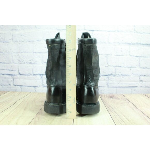 Vintage Corcoran 17146 9" Black Cap Toe Paratrooper Military Jump Boot Mens 10 D - Picture 6 of 9